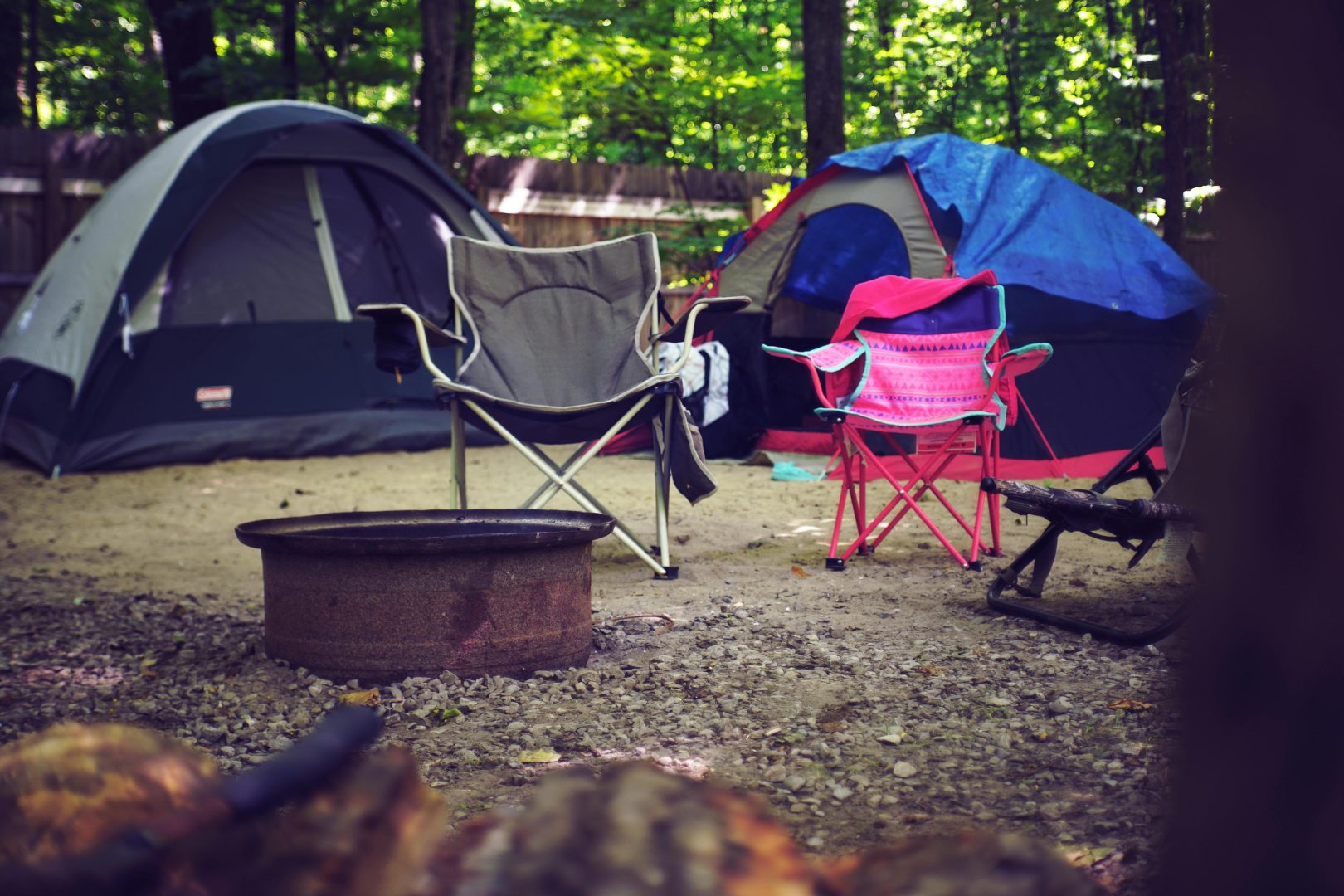 Camping with Supplies