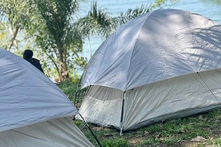 Gray Resort Tents